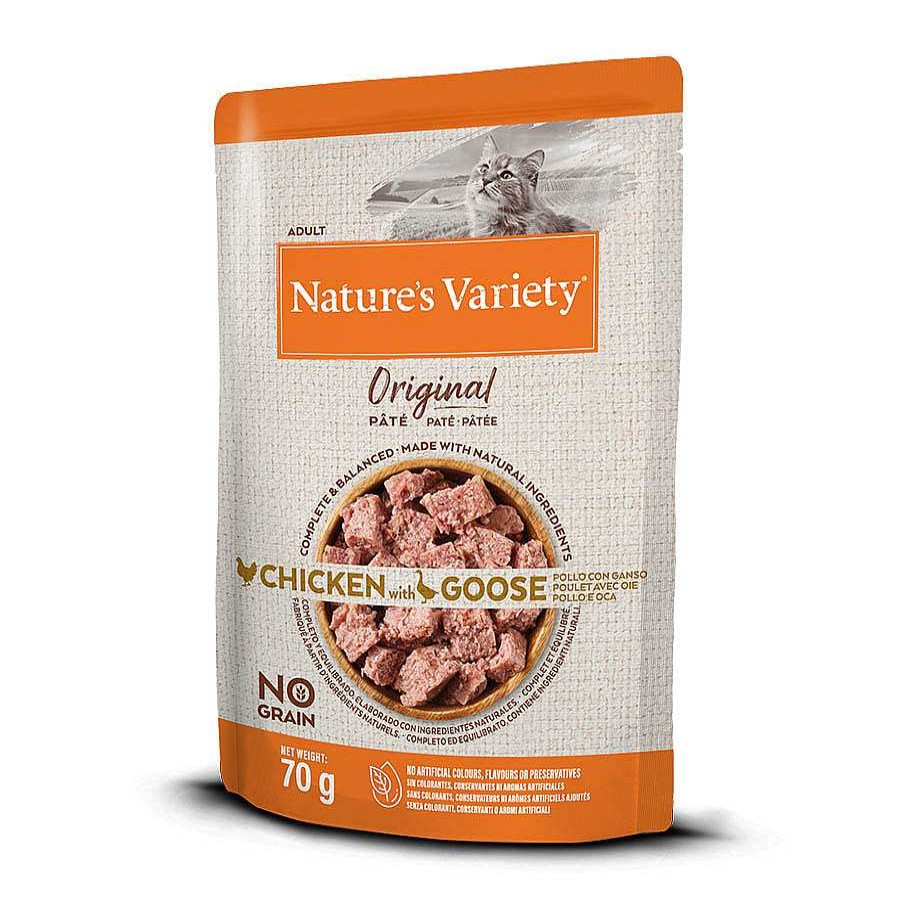 Gatos Nature's Variety | Nature'S Variety Original Adult Pollo Y Ganso Sobre Para Gatos