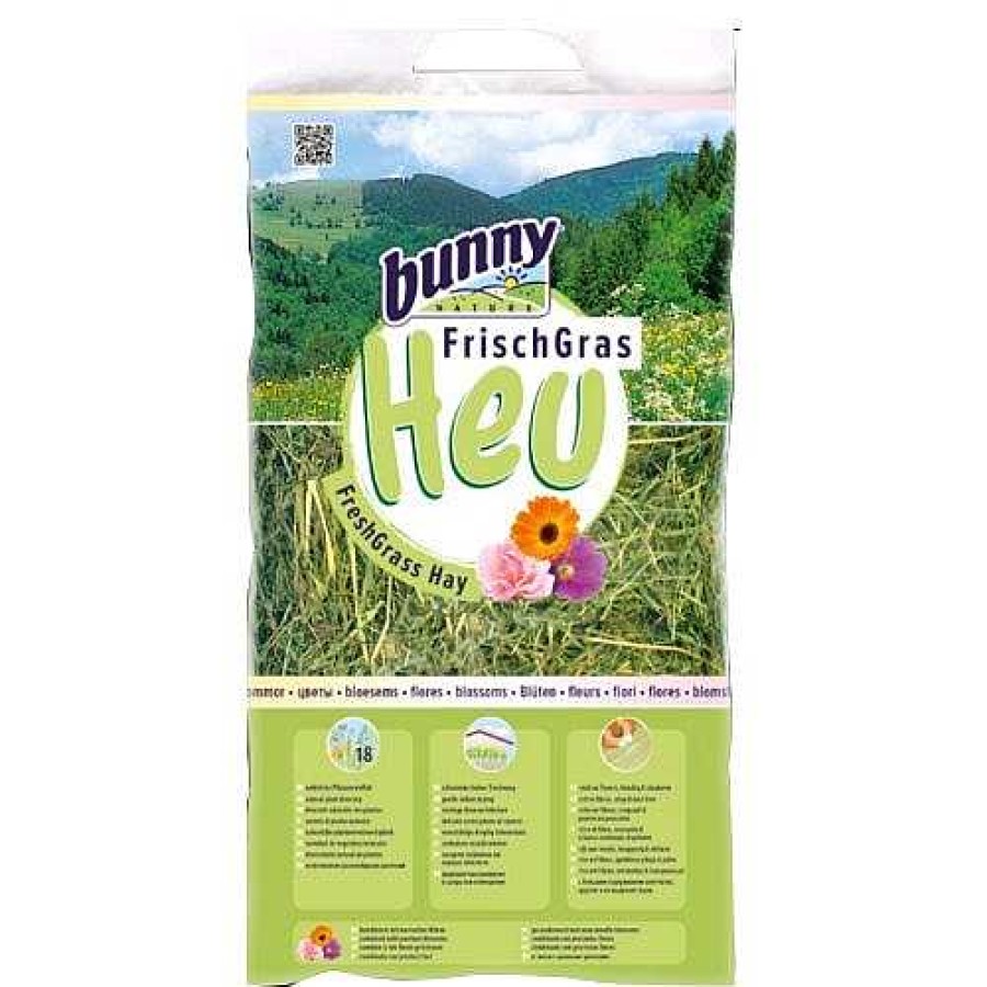 Otros Animales Bunny Nature Snacks | Bunny Fresh Grass Heno Con Flores Para Roedores