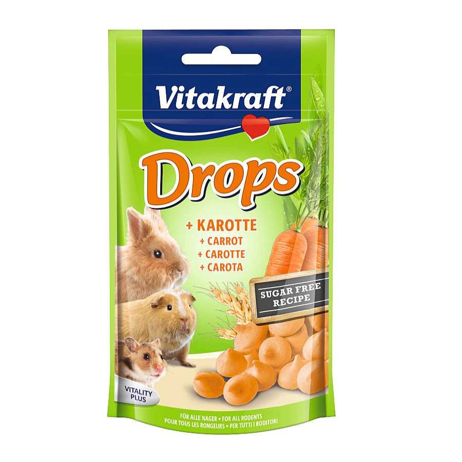 Otros Animales Vitakraft Snacks | Vitakraft Drops Chuches De Zanahoria Para Roedores