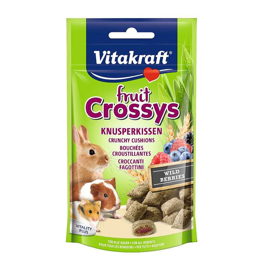 Otros Animales Vitakraft Snacks | Vitakraft Fruit Crossys Frutos Del Bosque Snacks Para Roedores