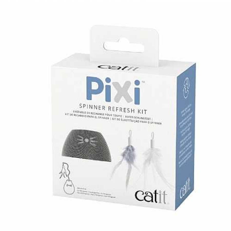 Gatos Catit Dispensadores De Snacks | Cat It Pixi Spinner Juguete Kit De Repuesto Para Gatos