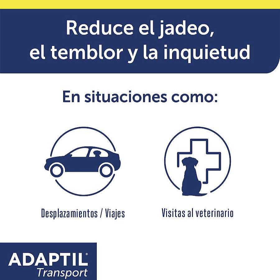 Perros Adaptil Accesorios Coche Y Viajes | Adaptil Transport Spray Tranquilizante Viajes Para Perros