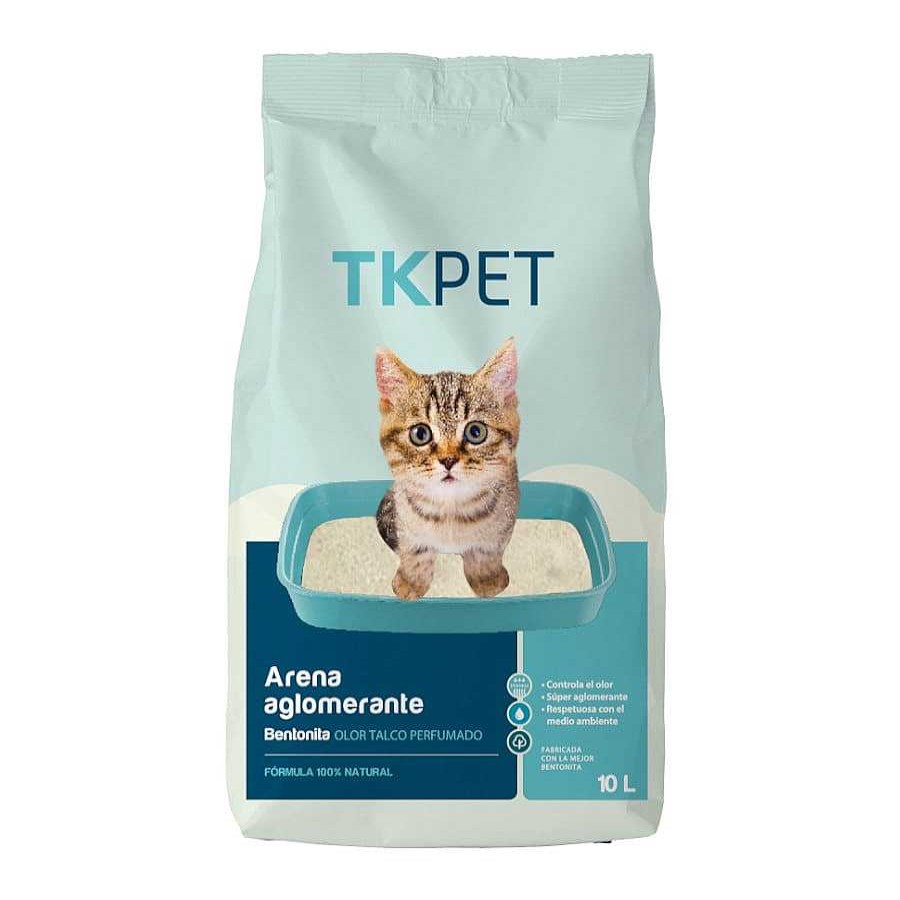 Gatos TK-Pet Arena Aglomerante | Tk-Pet Arena Aglomerante Bentonita Y Talco Para Gatos