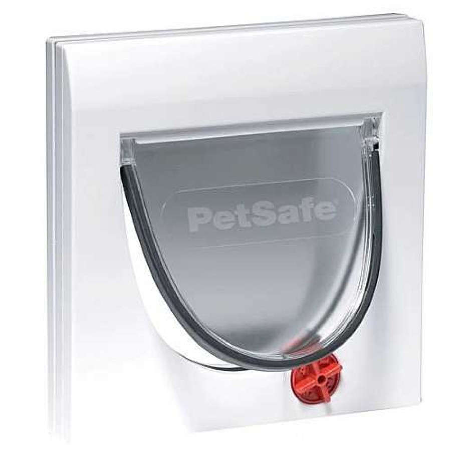 Gatos Petsafe Puertas Para Gatos | Gatera Manual Classic 917 Para Gatos Color Blanco