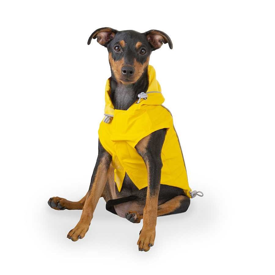 Perros Outech Ropa Para Perros | Outech Fisher Impermeable Amarillo Para Perros