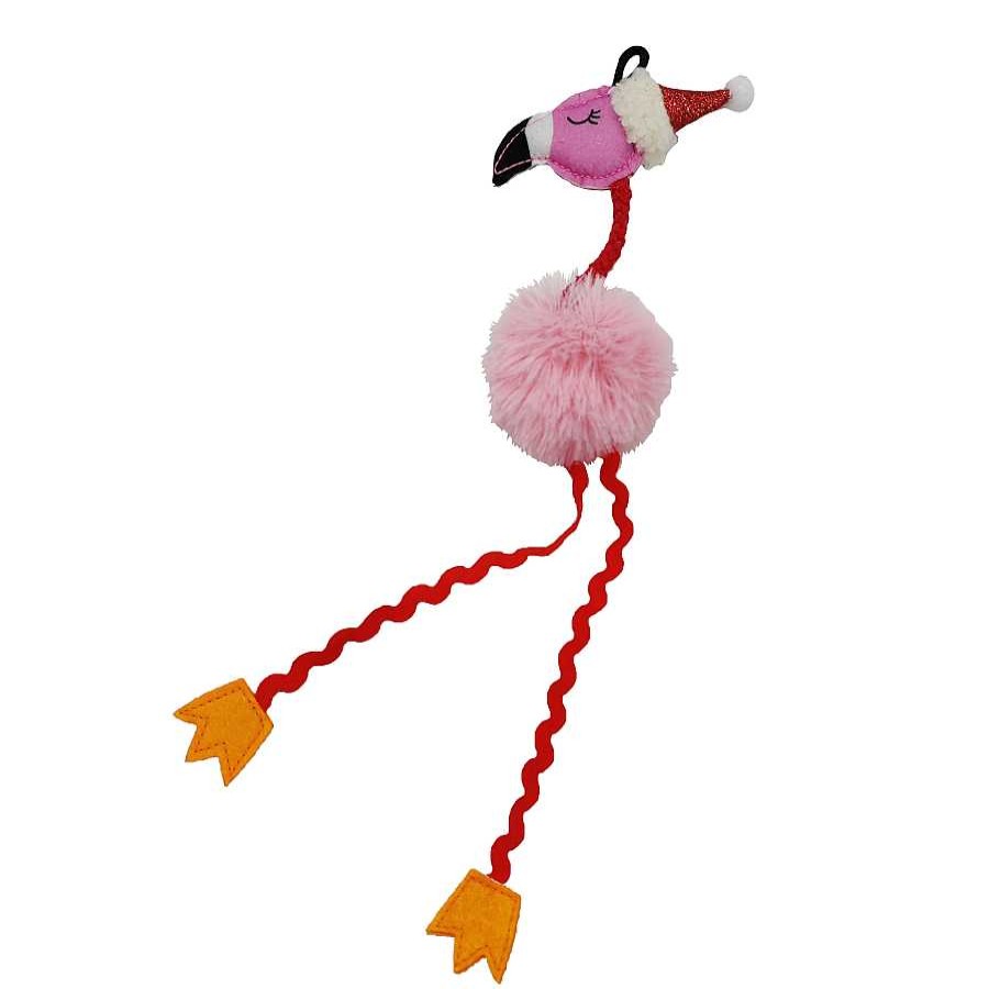 Gatos Flamingo Peluches | Flamingo Xmas Flamenco Juguete Navide O Para Gatos