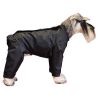 Perros Ibañez Ropa Para Perros | Iba Ez Breathe Comfort Chubasquero Con Patas Azul Marino Para Perros