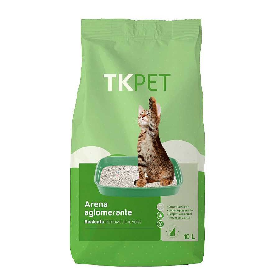 Gatos TK-Pet Arena Aglomerante | Tk-Pet Arena Aglomerante Bentonita Y Aloe Vera Para Gatos