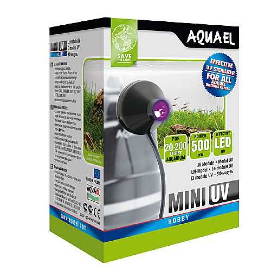 Otros Animales Aquael Mantenimiento De Acuarios | Aquael L Mpara Led Uv Mini Para Acuarios