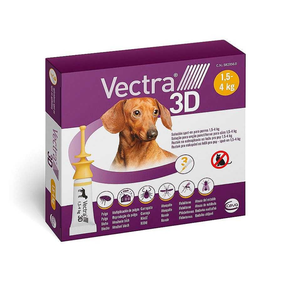 Perros Vectra Pipetas | Vectra 3D Pipetas Antiparasitarias Para Perros